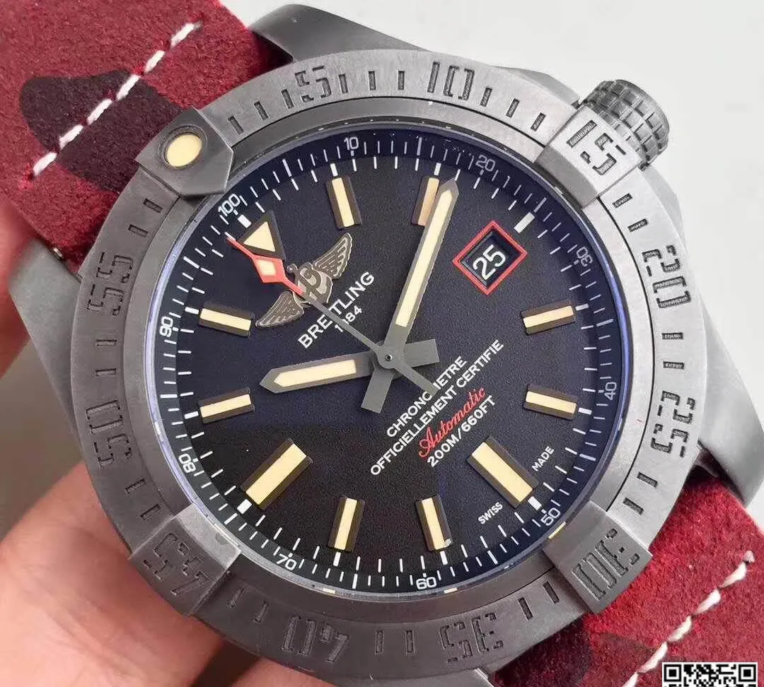 Breitling Avenger V1731110.BD74.109W.M20BASA.1 GF Factory 1:1 Best Edition Replica Watch Swiss ETA2824-2 Brown Strap